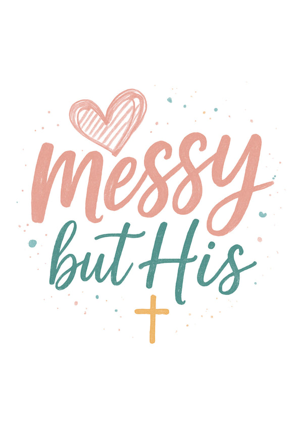 Die-Cut Stickers - Messy but his sticker