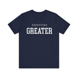 Faith-based sweatshirt with 'Expecting Greater' message – hopeful and bold Christian apparel by Klippette"