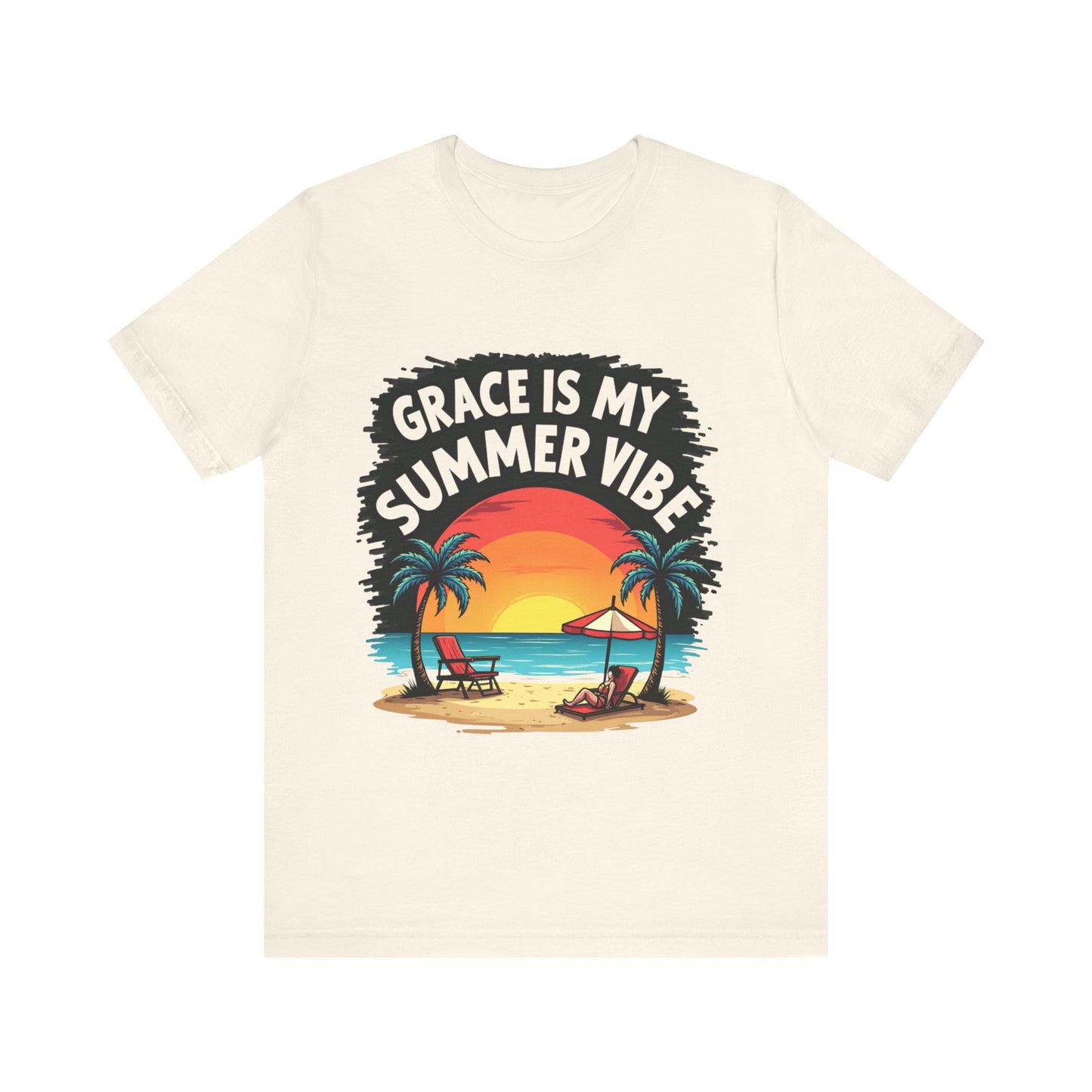 Grace is My Summer Vibe TShirt - Klippette Joy