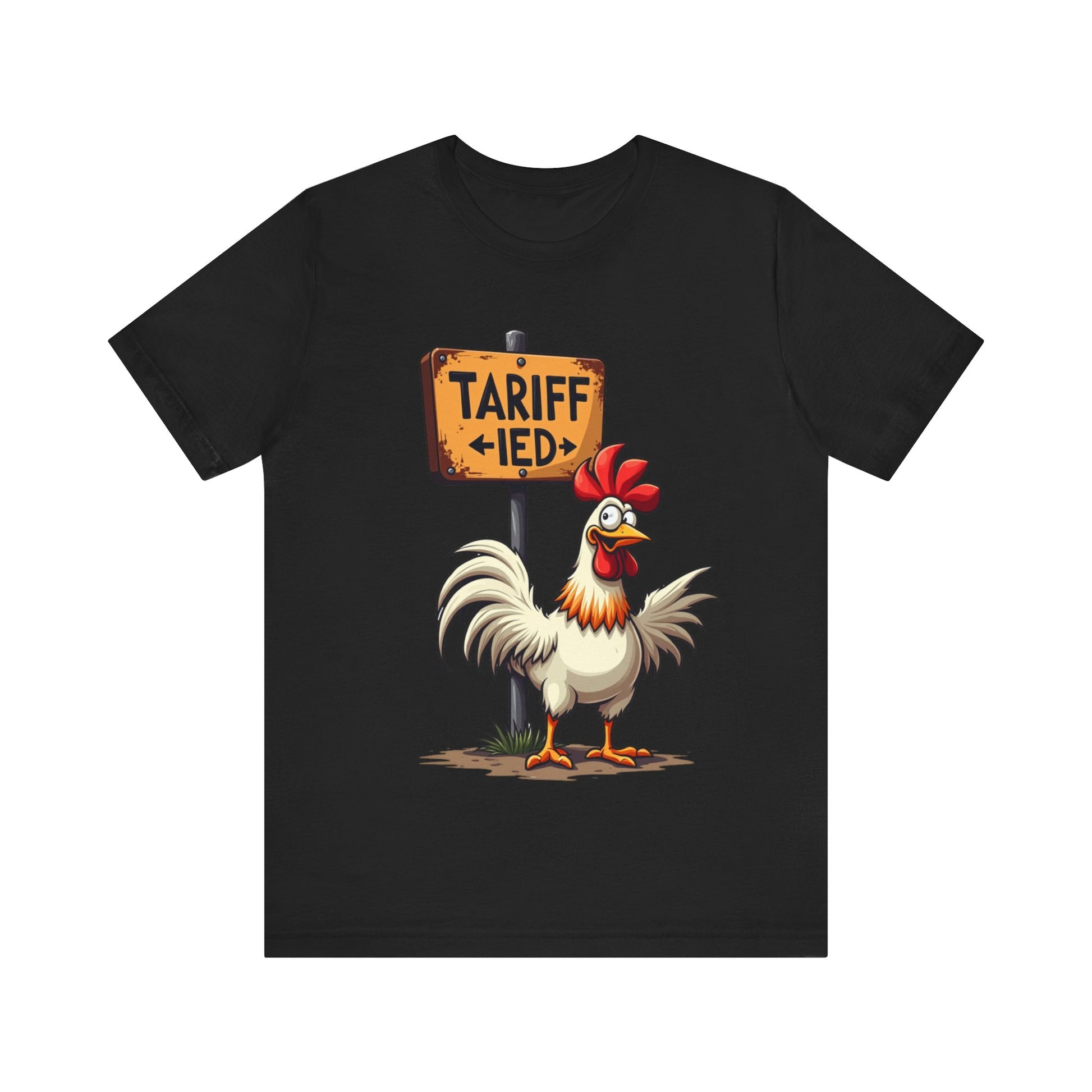 Funny 'Tariff-ied' t-shirt – playful pun design with personality by Klippette