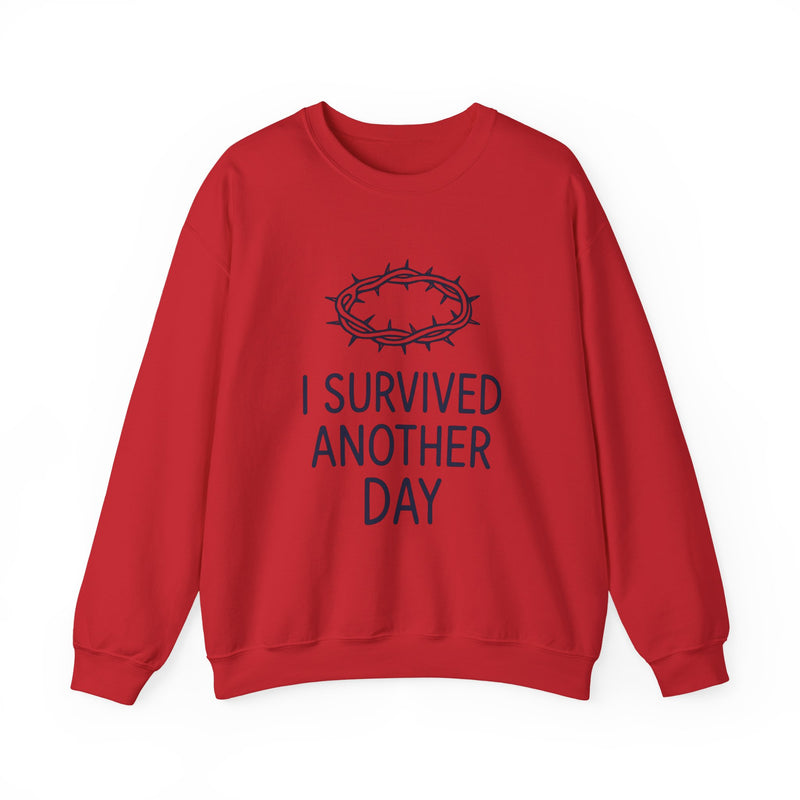 I Survived Another Day - Crewneck Sweatshirt - Klippette Joy