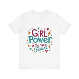Empowering 'Girl Power' tee – bold and uplifting message for women by Klippette