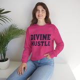 Modern Christian t-shirt with 'Divine Hustle' design – spiritual ambition theme by Klippette