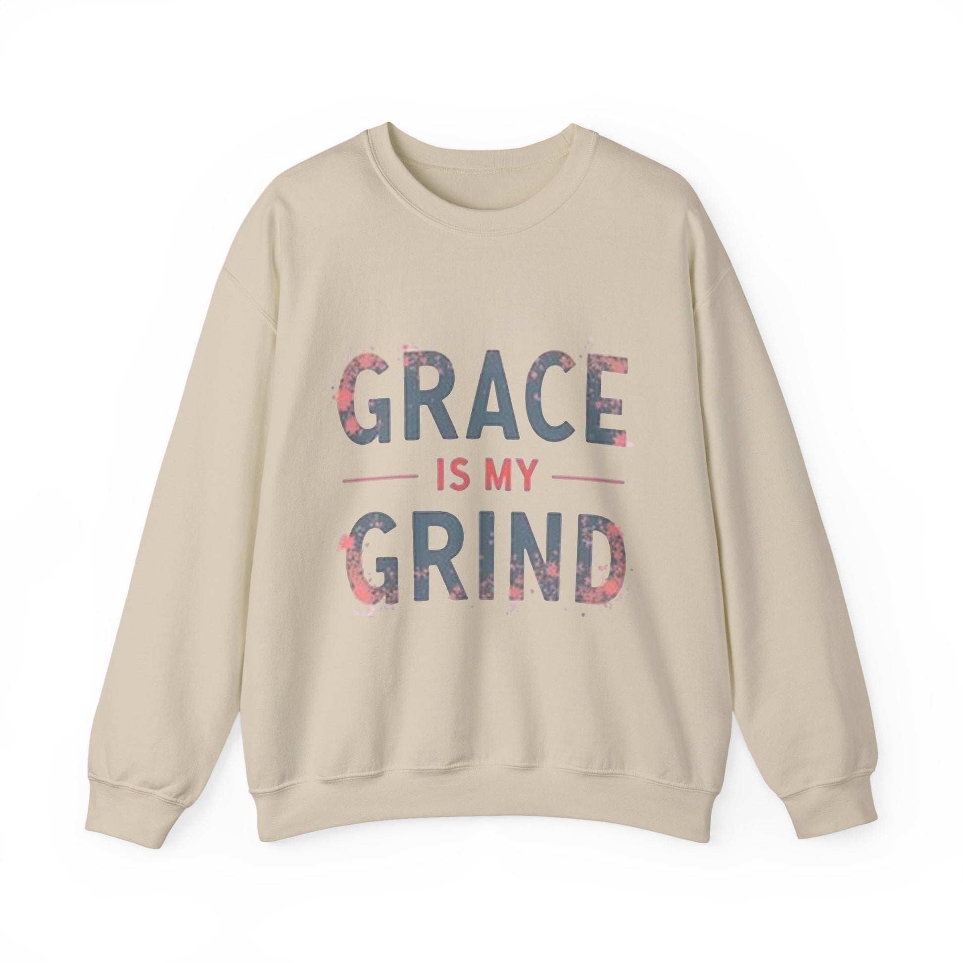 Grace is My Grind -Inspirational Crewneck Sweatshirt - Klippette Joy