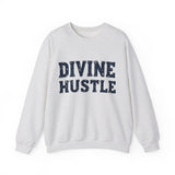 Modern Christian t-shirt with 'Divine Hustle' design – spiritual ambition theme by Klippette