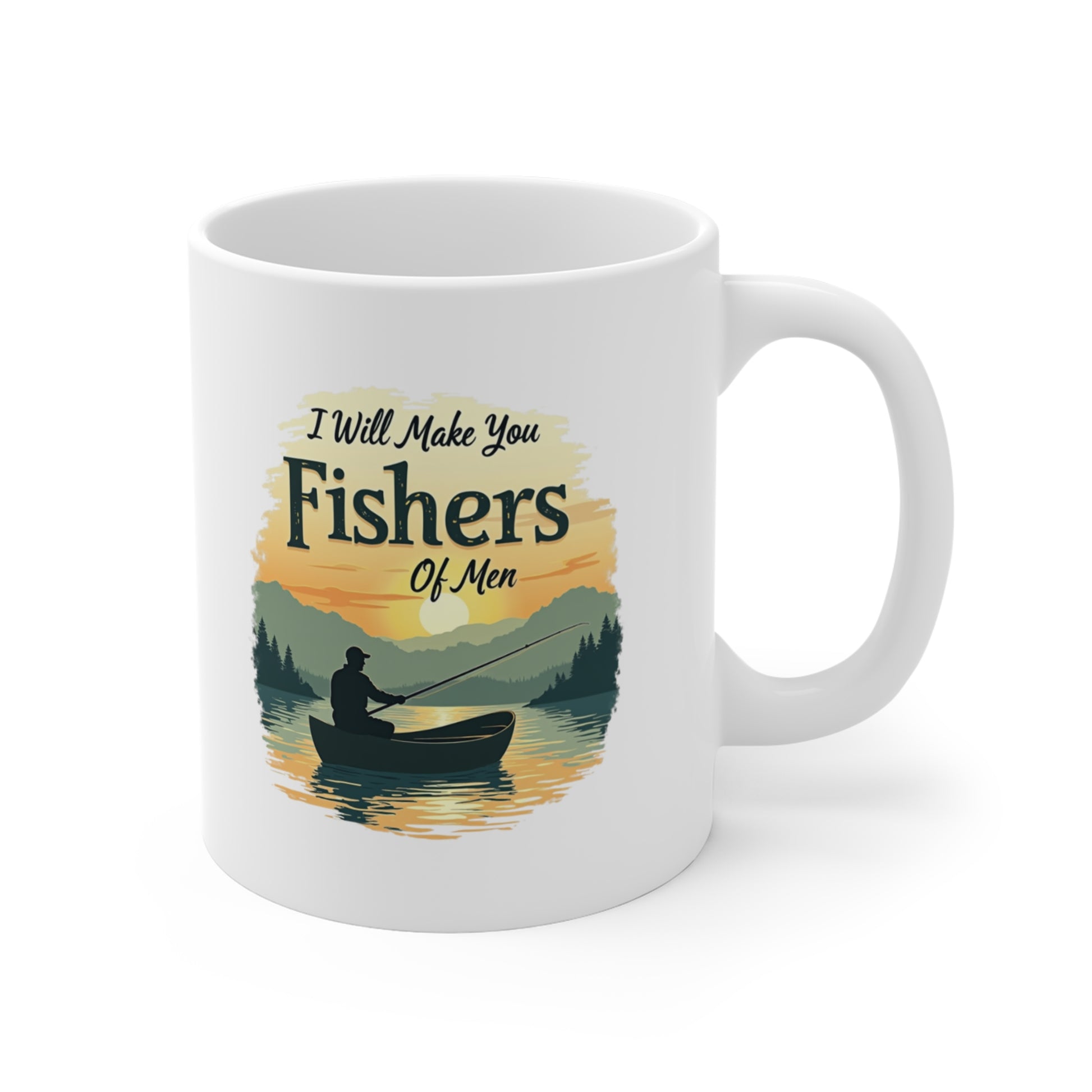 Christian Mug 11oz - I will make you Fishers of Men - Klippette Joy