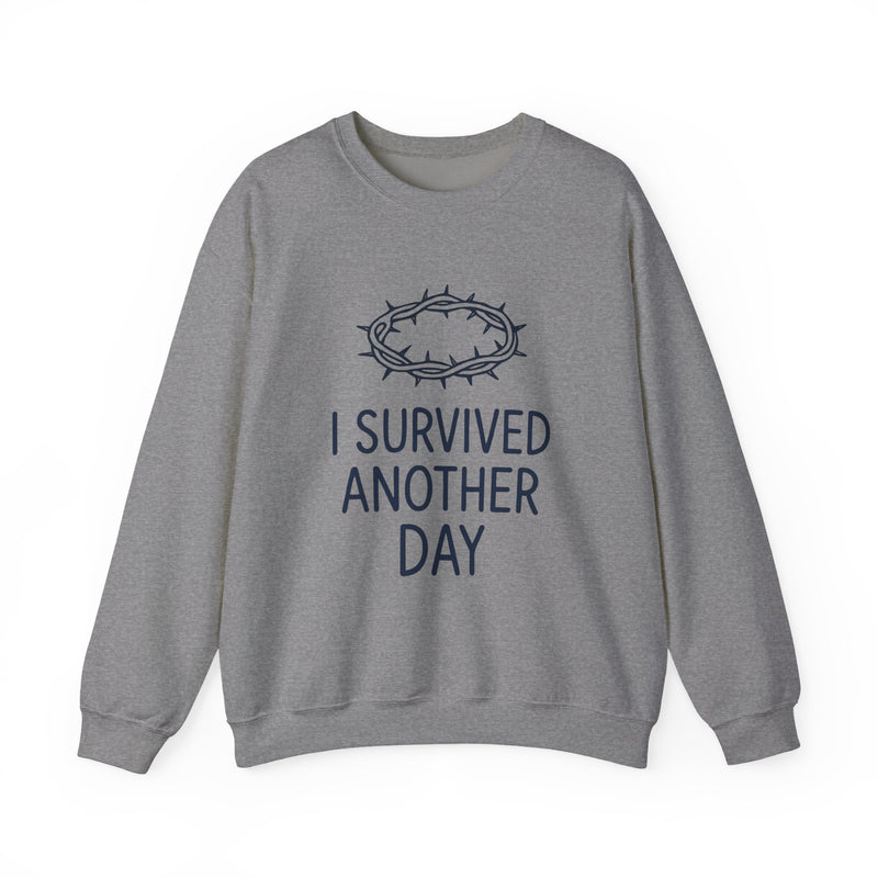 I Survived Another Day - Crewneck Sweatshirt - Klippette Joy