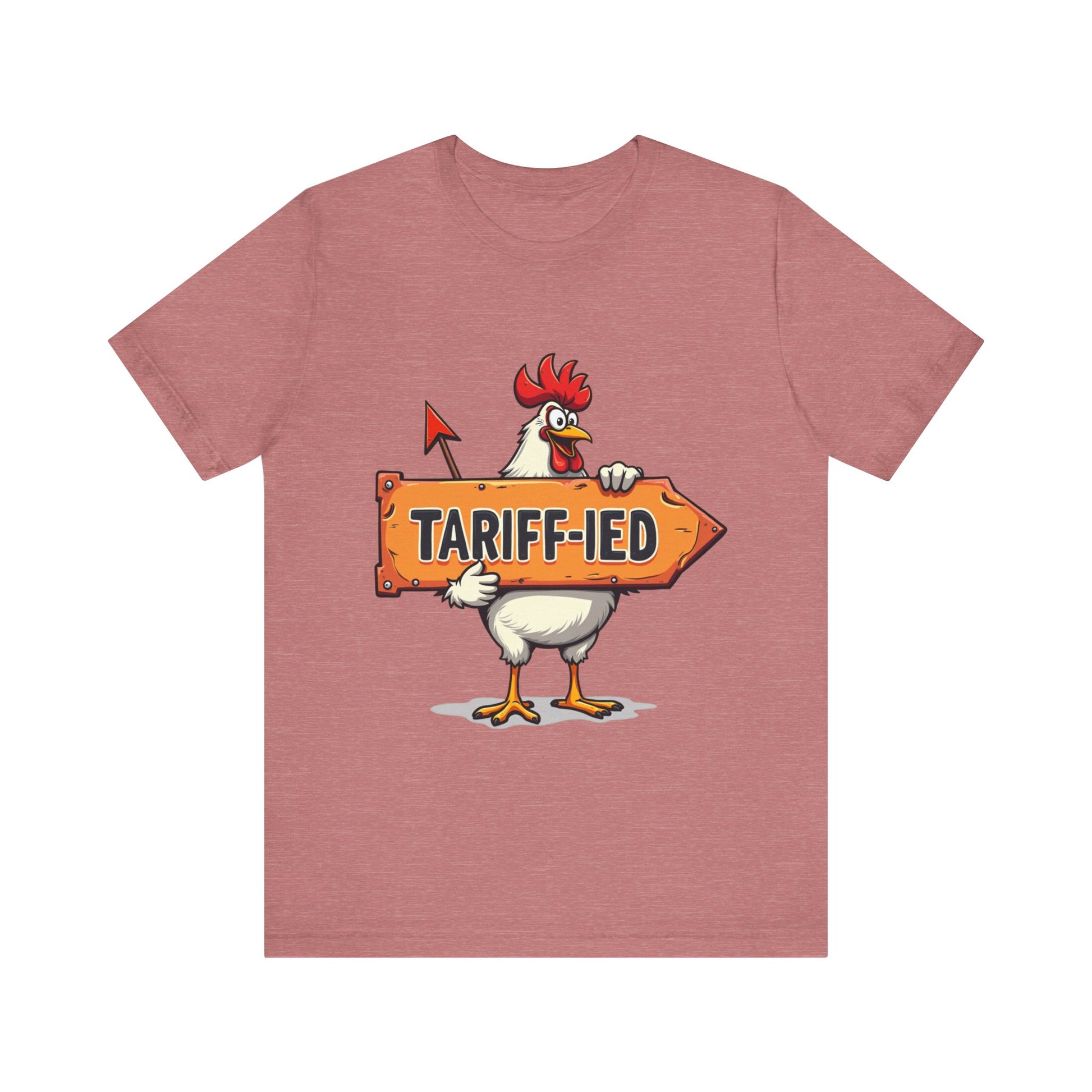 Funny 'Tariff-ied' t-shirt – playful pun design with personality by Klippette