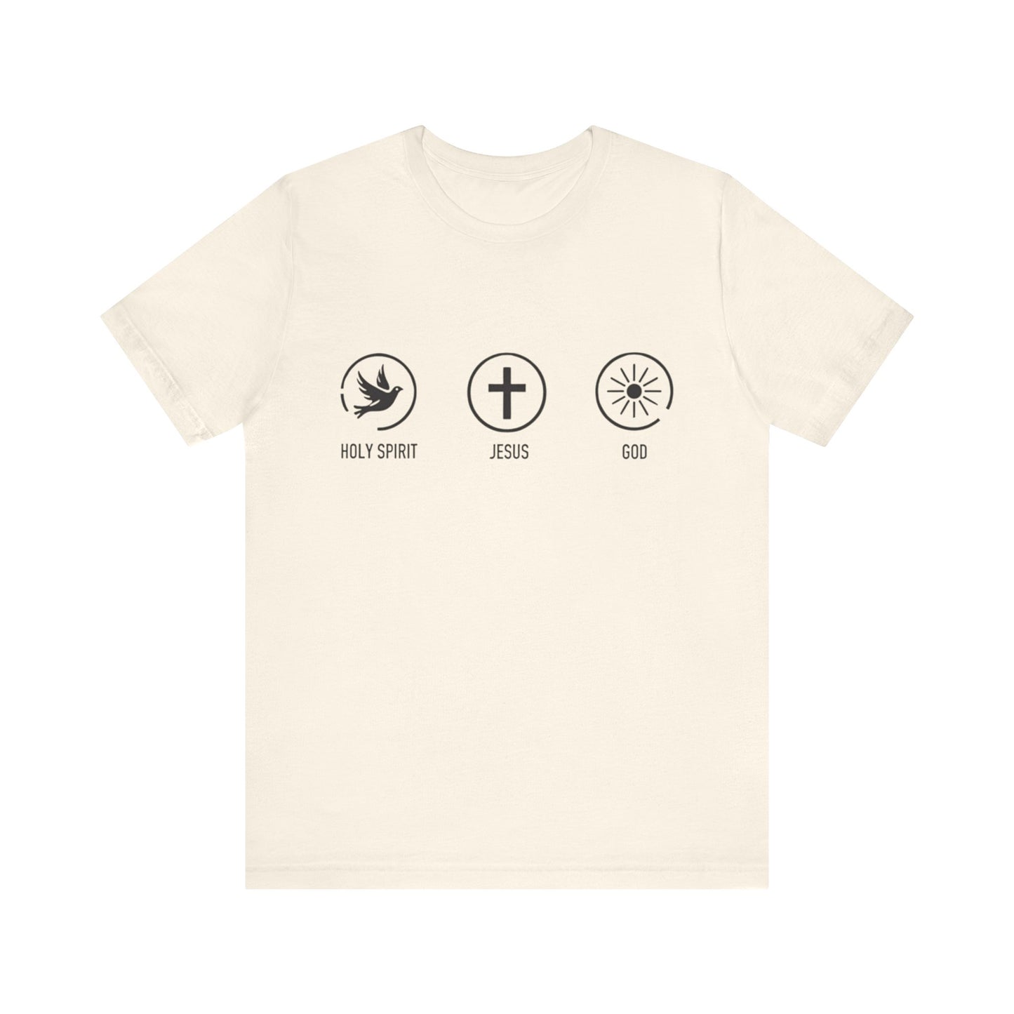 Modern 'Faith Icons' t-shirt – bold faith statement with graphic design by Klippette