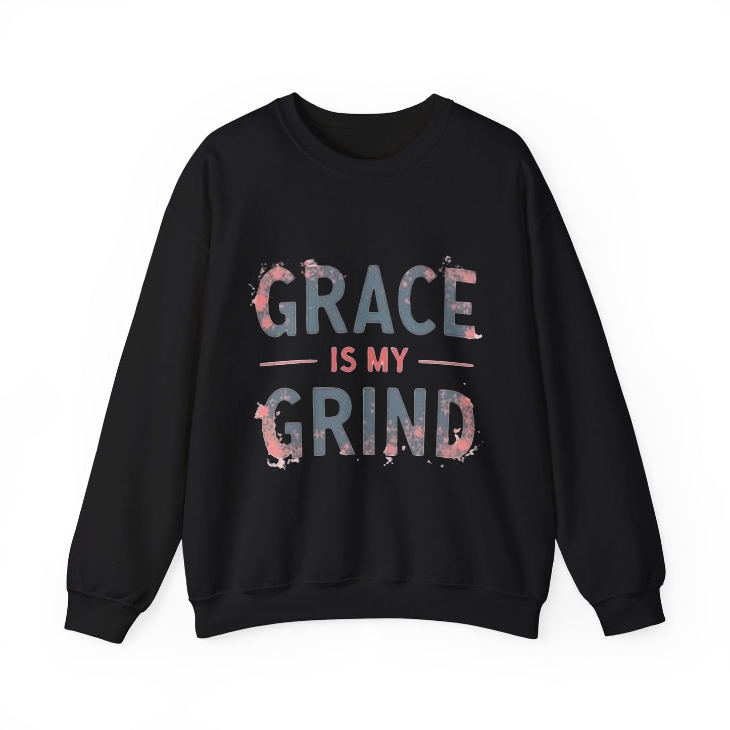 Grace is My Grind -Inspirational Crewneck Sweatshirt - Klippette Joy