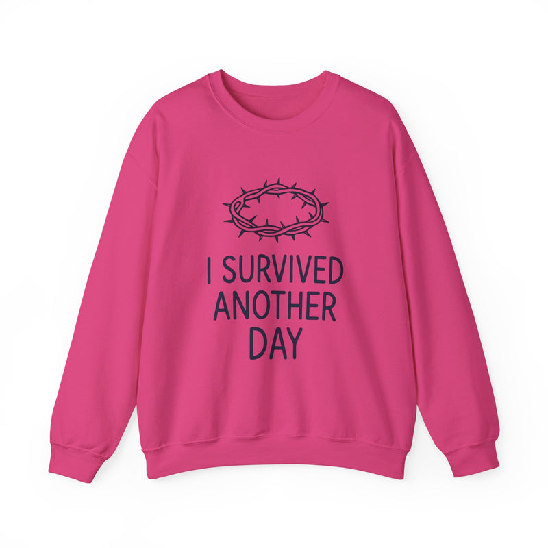 I Survived Another Day - Crewneck Sweatshirt - Klippette Joy