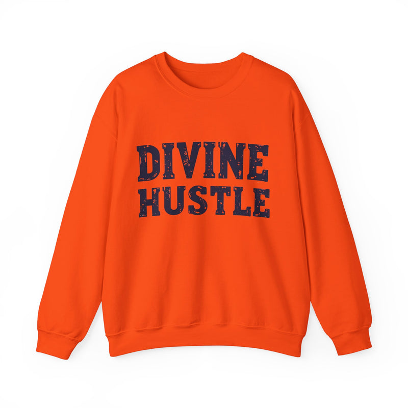 Modern Christian t-shirt with 'Divine Hustle' design – spiritual ambition theme by Klippette