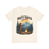 Biblical hoodie with 'Mighty Hunter before the Lord' – scriptural strength and identity design by Klippette