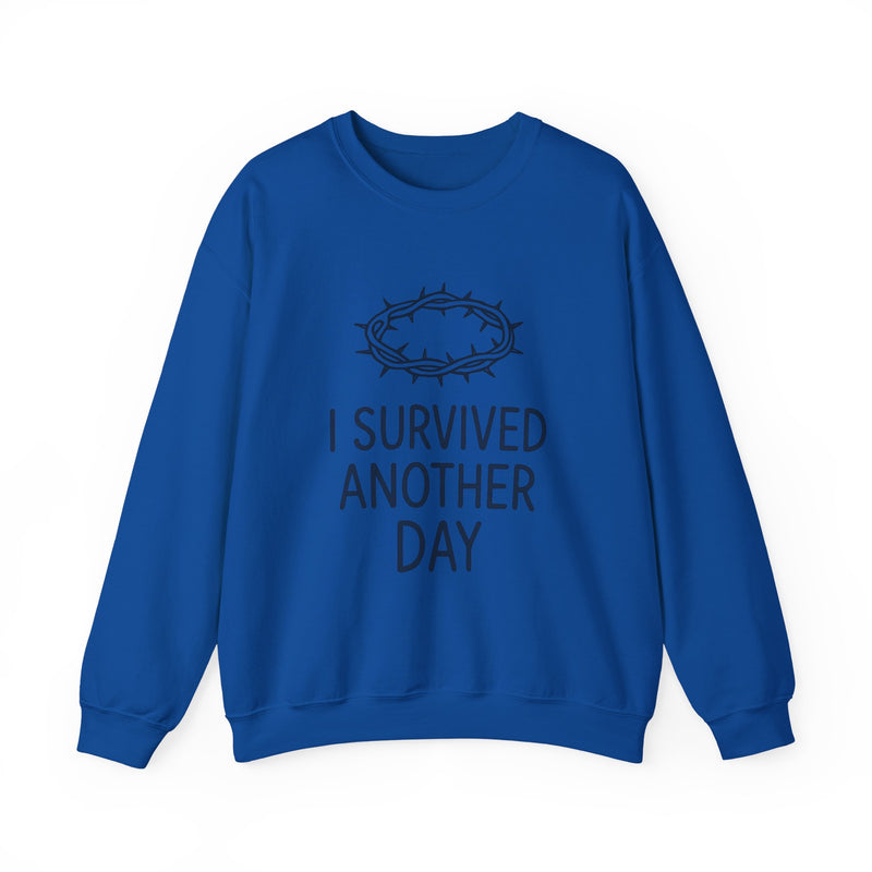 I Survived Another Day - Crewneck Sweatshirt - Klippette Joy