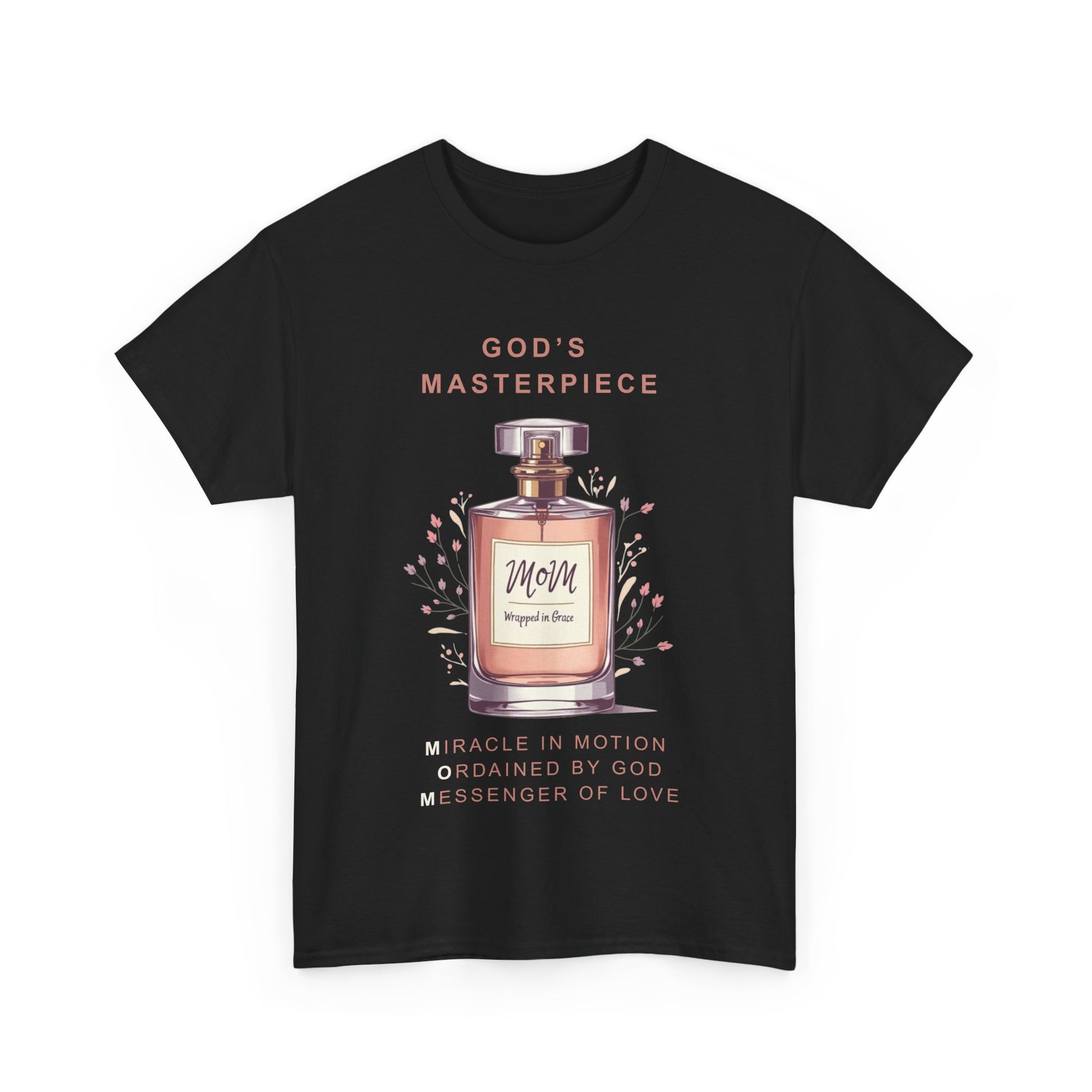 Faith-inspired 'God's Masterpiece, MOM t-shirt – perfect gift for mothers rooted in love and purpose by Klippette