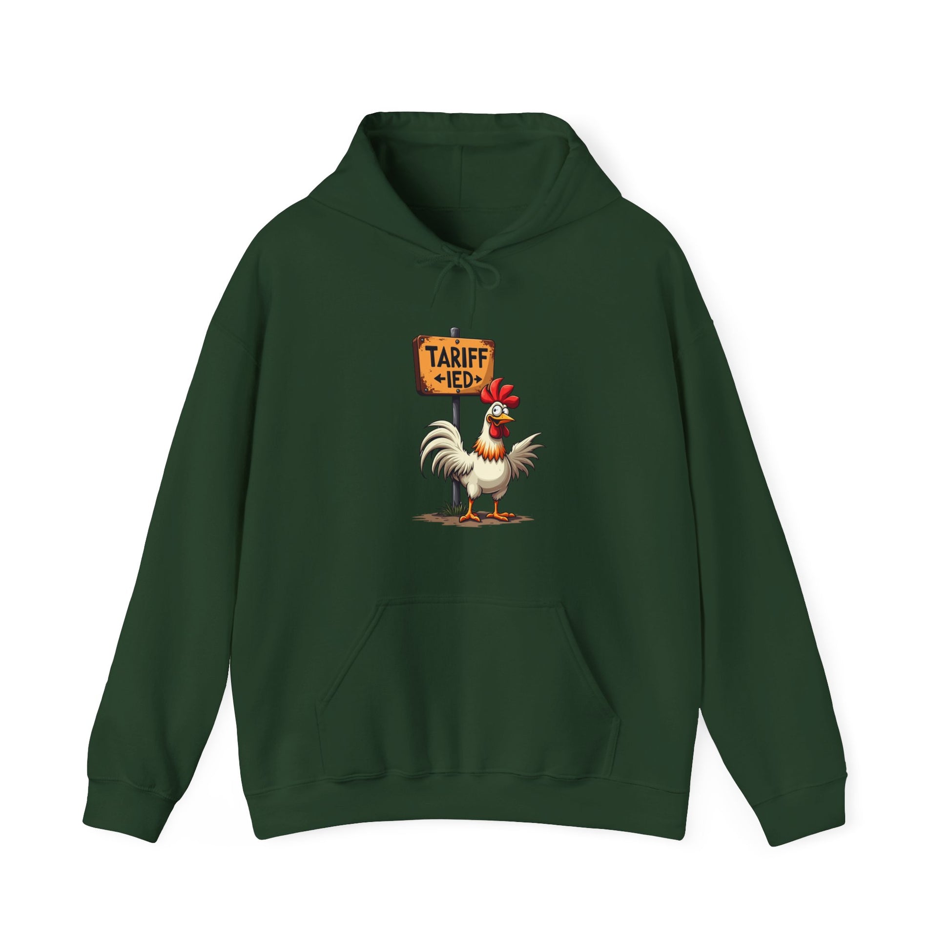 Funny Tariff Chicken Hoodie - Klippette Joy