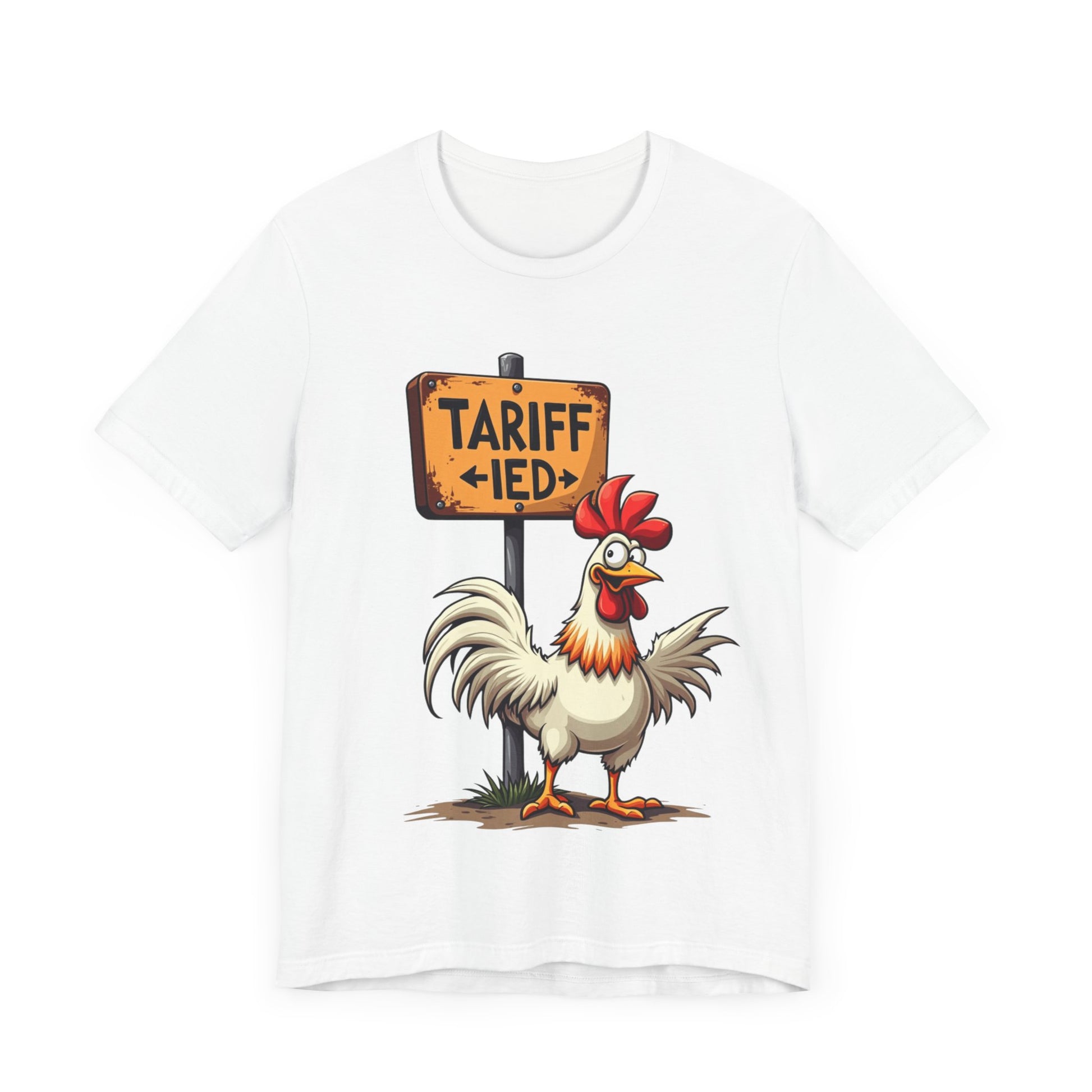 Funny 'Tariff-ied' t-shirt – playful pun design with personality by Klippette