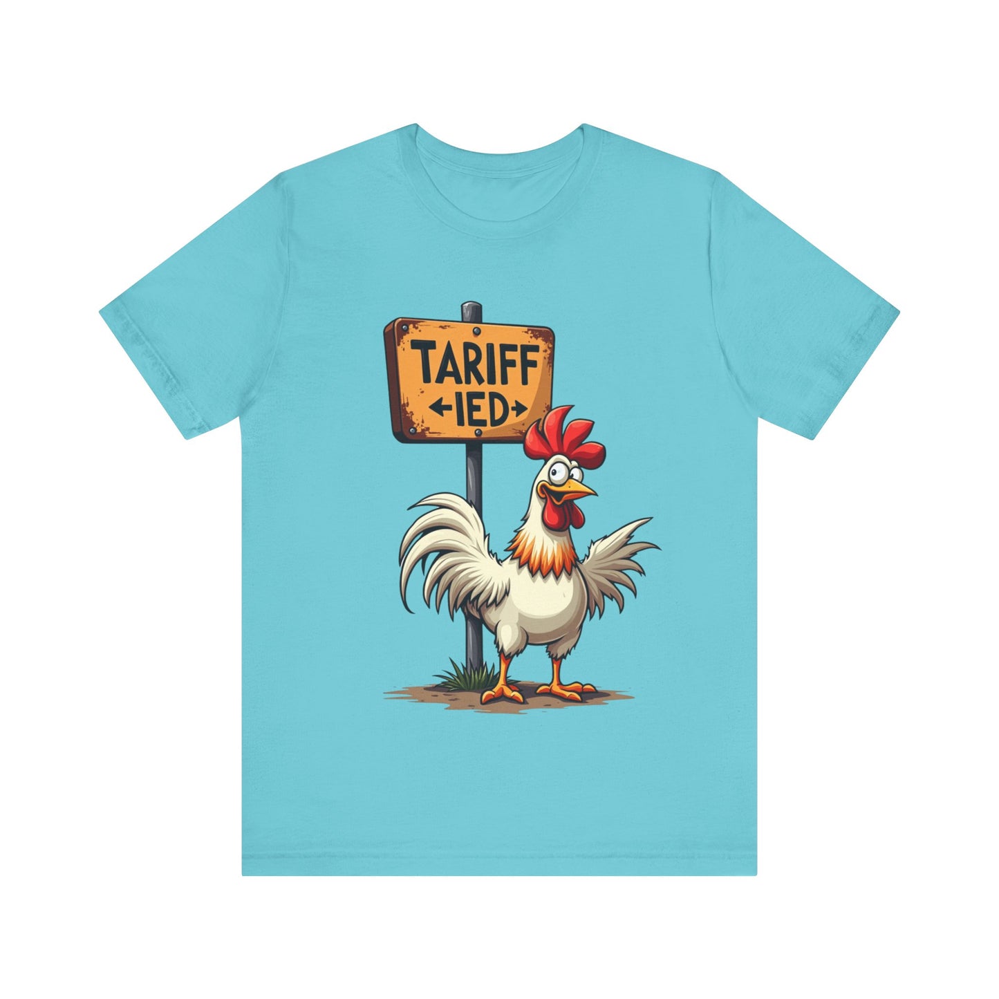 Funny 'Tariff-ied' t-shirt – playful pun design with personality by Klippette