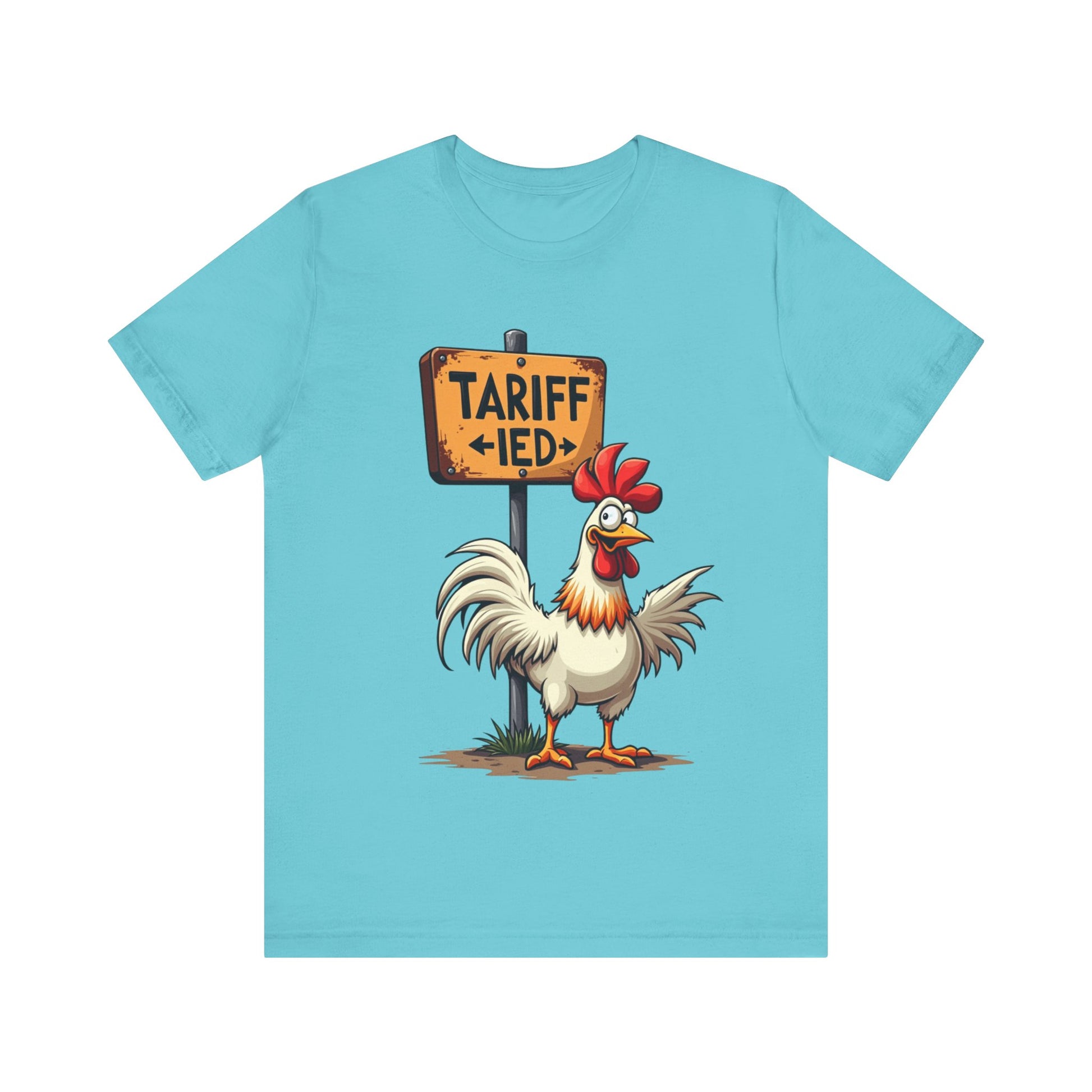 Funny 'Tariff-ied' t-shirt – playful pun design with personality by Klippette