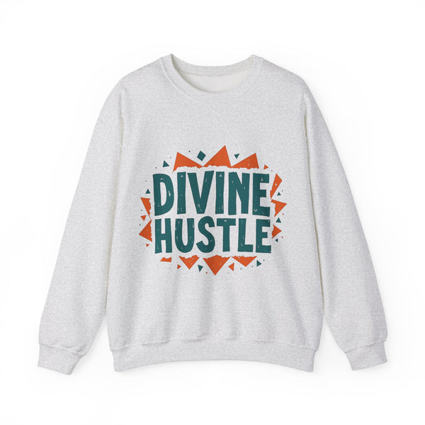 Modern Christian t-shirt with 'Divine Hustle' design – spiritual ambition theme by Klippette