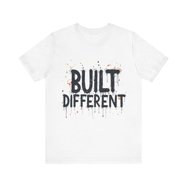 Faith-based apparel featuring the bold phrase “Built Different” in a strong, modern design—representing identity, purpose, and spiritual strength.