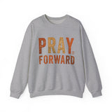"Inspirational 'Pray it forward' design on faith-based mug – uplifting Christian gift by Klippette