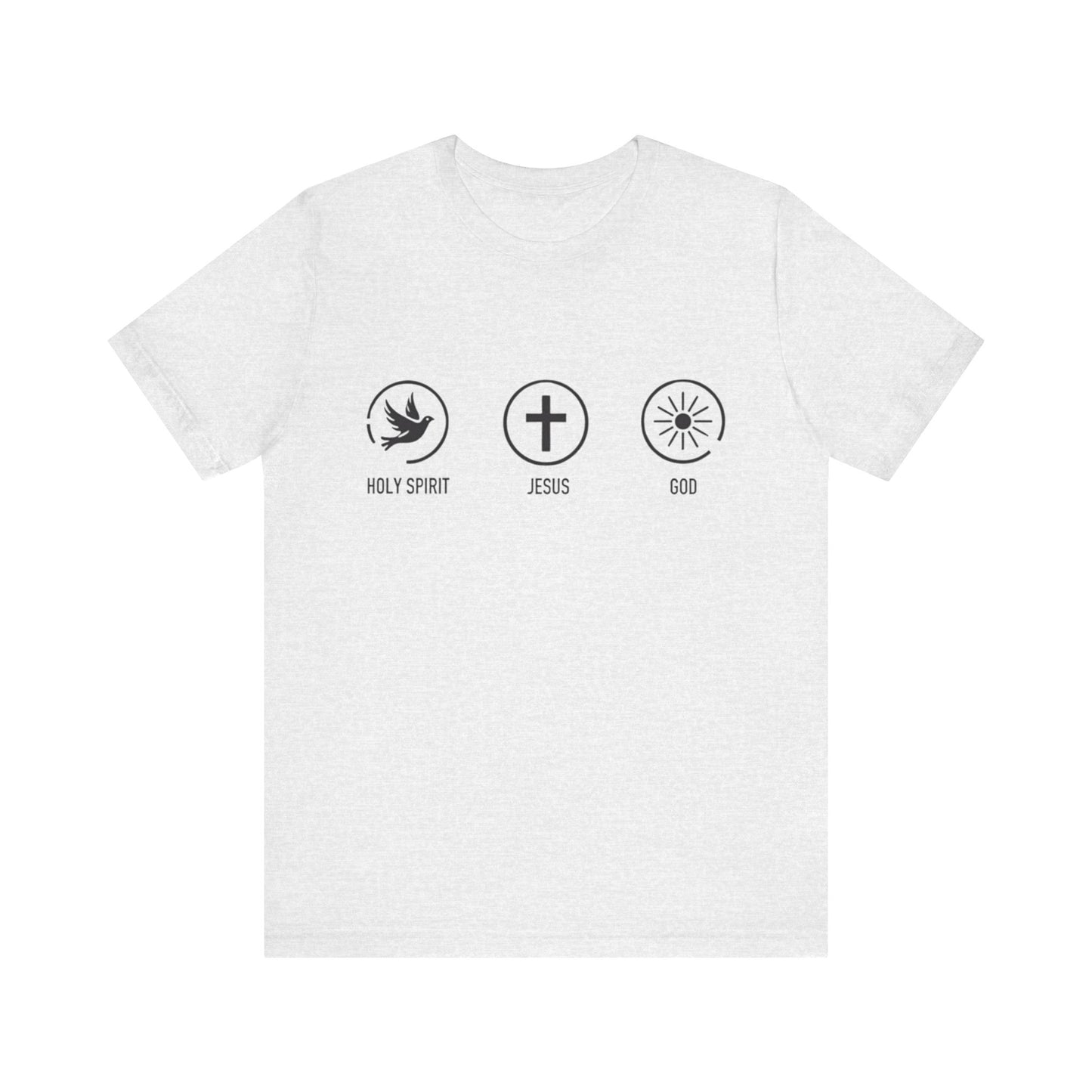 Modern 'Faith Icons' t-shirt – bold faith statement with graphic design by Klippette